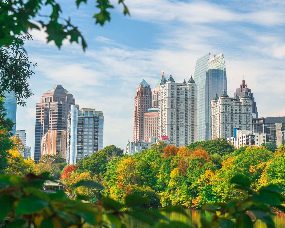 Midtown ATL in the fall, Living in Atlanta vs Living in Los Angeles (1)