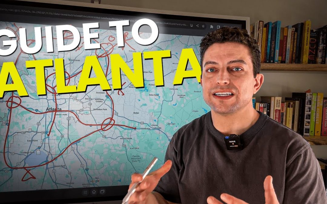 Map-based overview of Metro Atlanta covering the Perimeter, neighborhoods, counties and cost of living