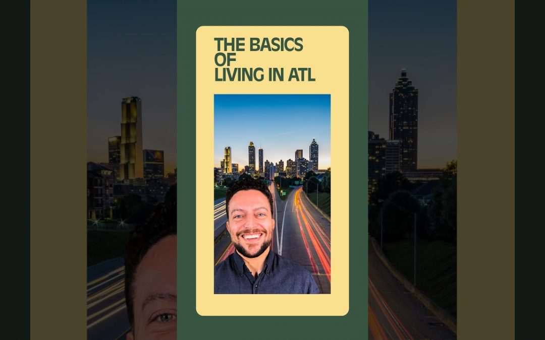 Atlanta neighborhood street scene, thumbnail for a video on the cost of living in Atlanta Georgia