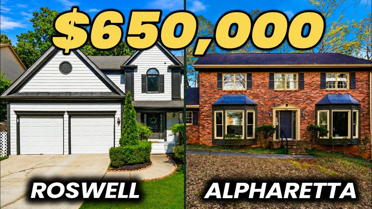 Alpharetta vs Roswell: Where $650,000 Goes Further