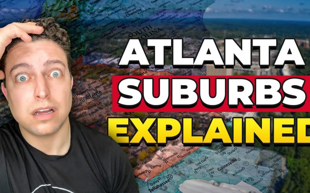Map-style thumbnail for Marc Brenner's video explaining the suburbs outside the Perimeter in Atlanta